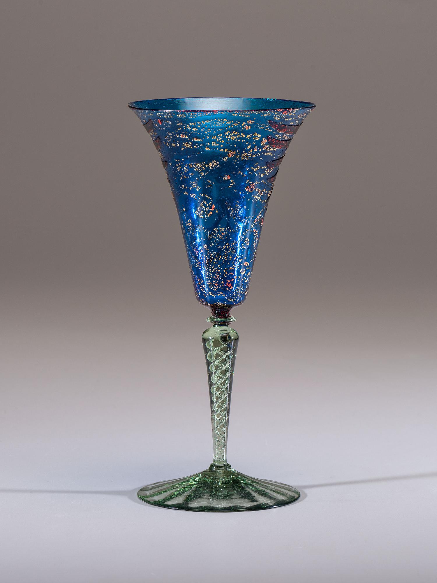 An Etched Wine Glass