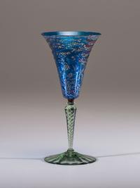 An Etched Wine Glass