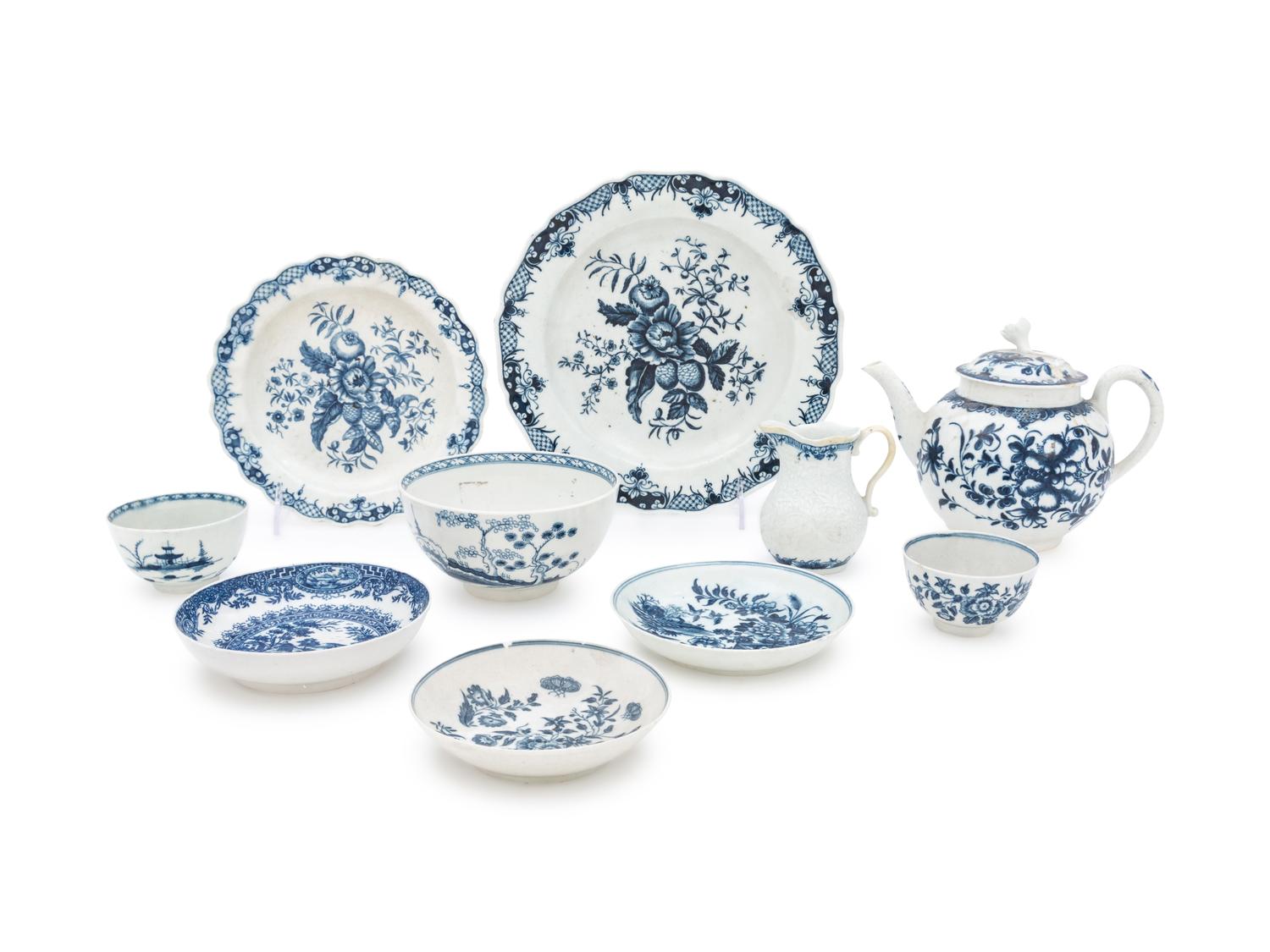 A Collection of Worcester Porcelain Articles