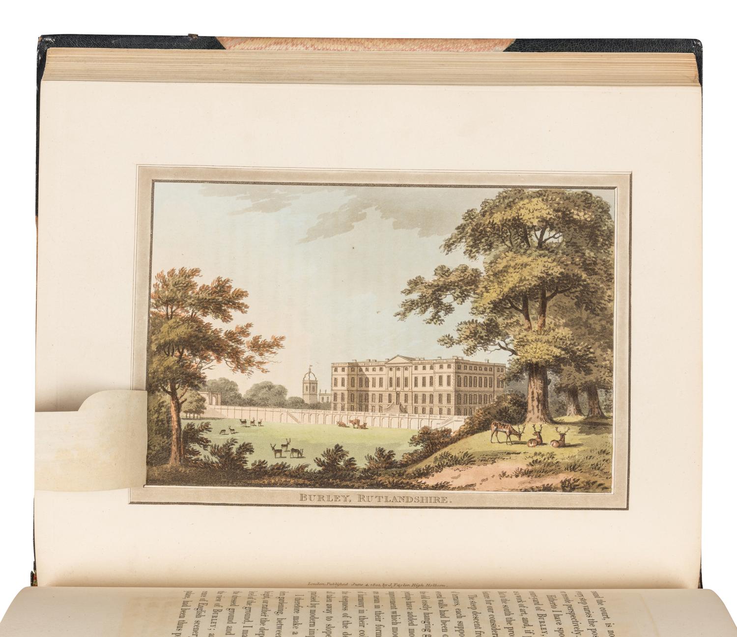 REPTON, Humphry (1752-1818). Observations on the Theory and Practice of Landscape Gardening, including some remarks on Grecian and Gothic Architecture . London: T. Bensley for J. Taylor, 1803.