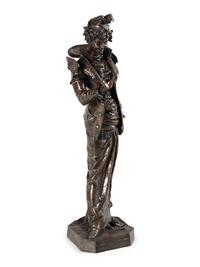 An Italian Bronze 'Mrs. Devil' Figure After Francesco Toso