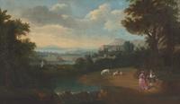 Circle of James Ross (British, born c. 1700-1760) — An Italian Countryside