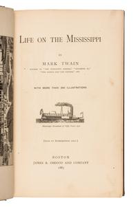 [MISSISSIPPI RIVER]. A group of 73 works relating to the Mississippi, including: