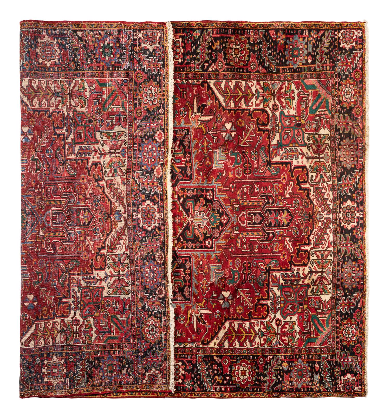 A Heriz Wool Rug