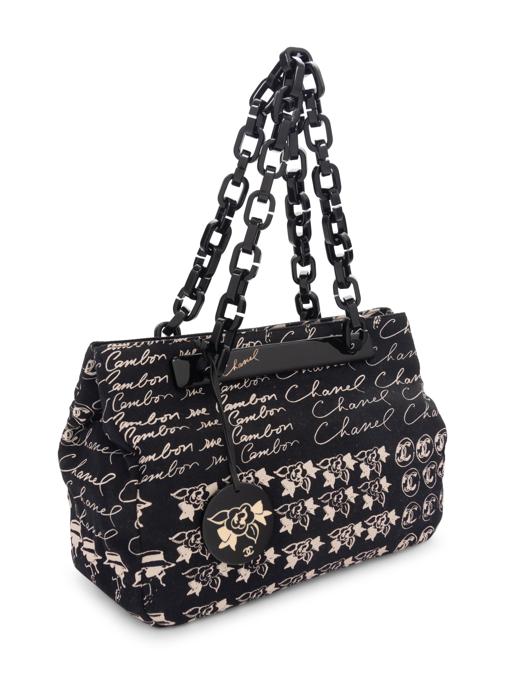 Chanel Printed Canvas Tote Bag, 2005-06