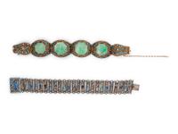 Two Chinese Metal Bracelets