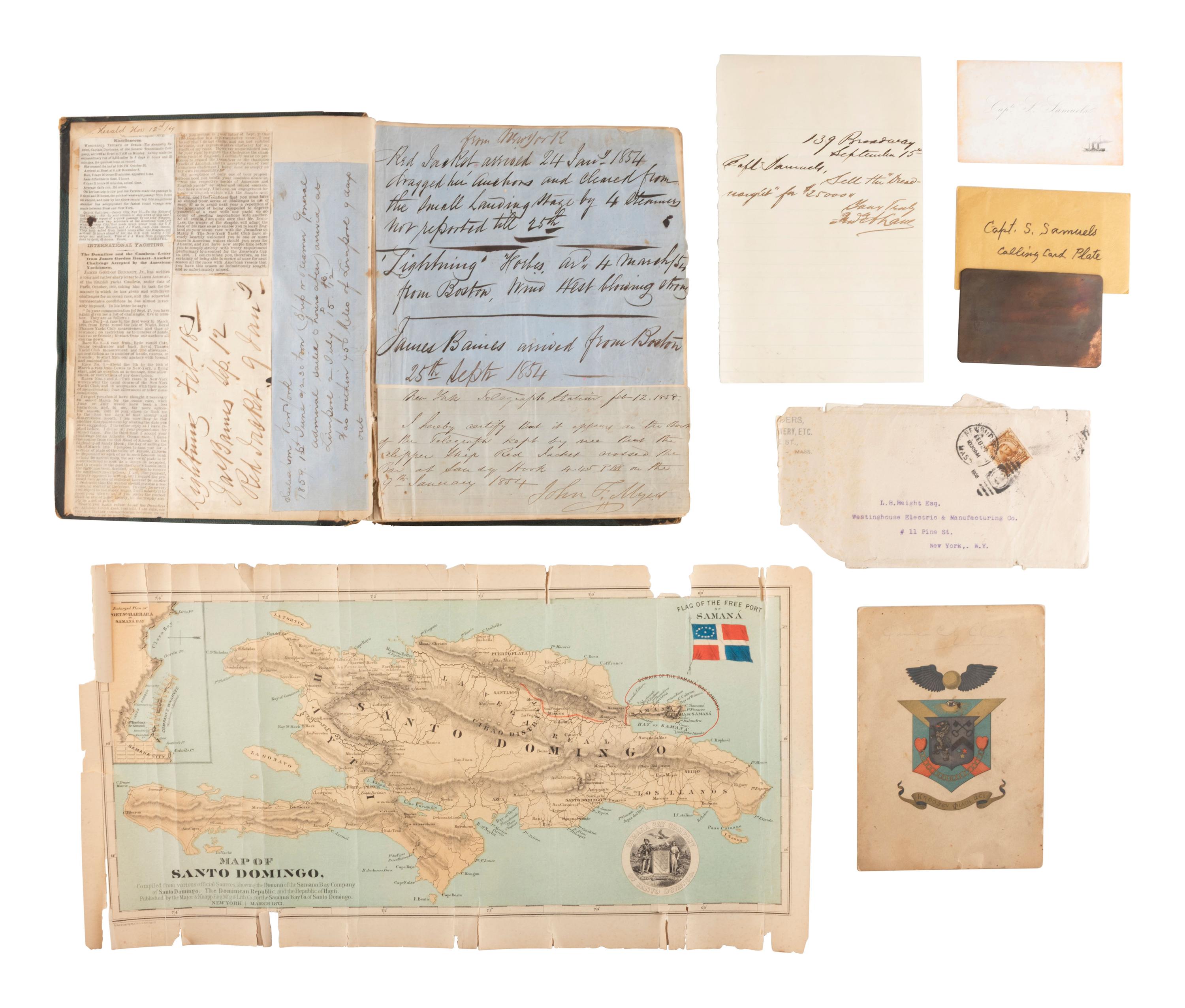 [MARITIME]. Archive of Captain Samuel Samuels (1823-1908), seaman and racing yacht skipper.
