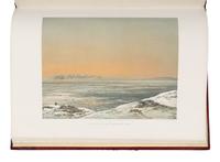 CRESSWELL, Samuel Gurney (1827-1867). A series of eight sketches in colour (together with a chart of the route), by Lieut. S. Gurney Cresswell, of the voyage of H.M.S. Investigator (Captain M’Clure), during the discovery of the North-west passage . London: Day and Son, 1854.