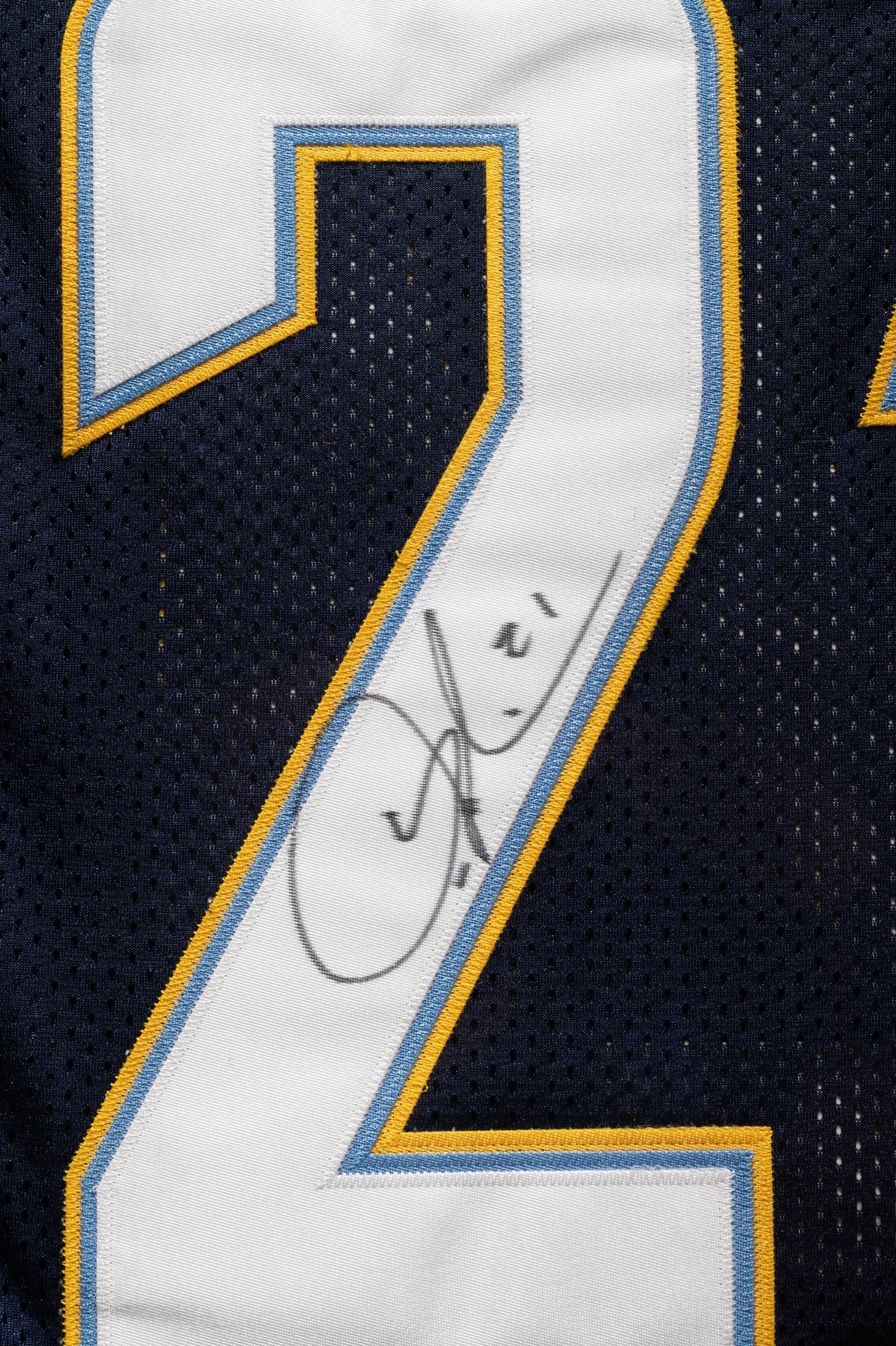 A Ladainian Tomlinson Signed San Diego Chargers Football Jersey,