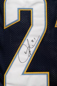 A Ladainian Tomlinson Signed San Diego Chargers Football Jersey,