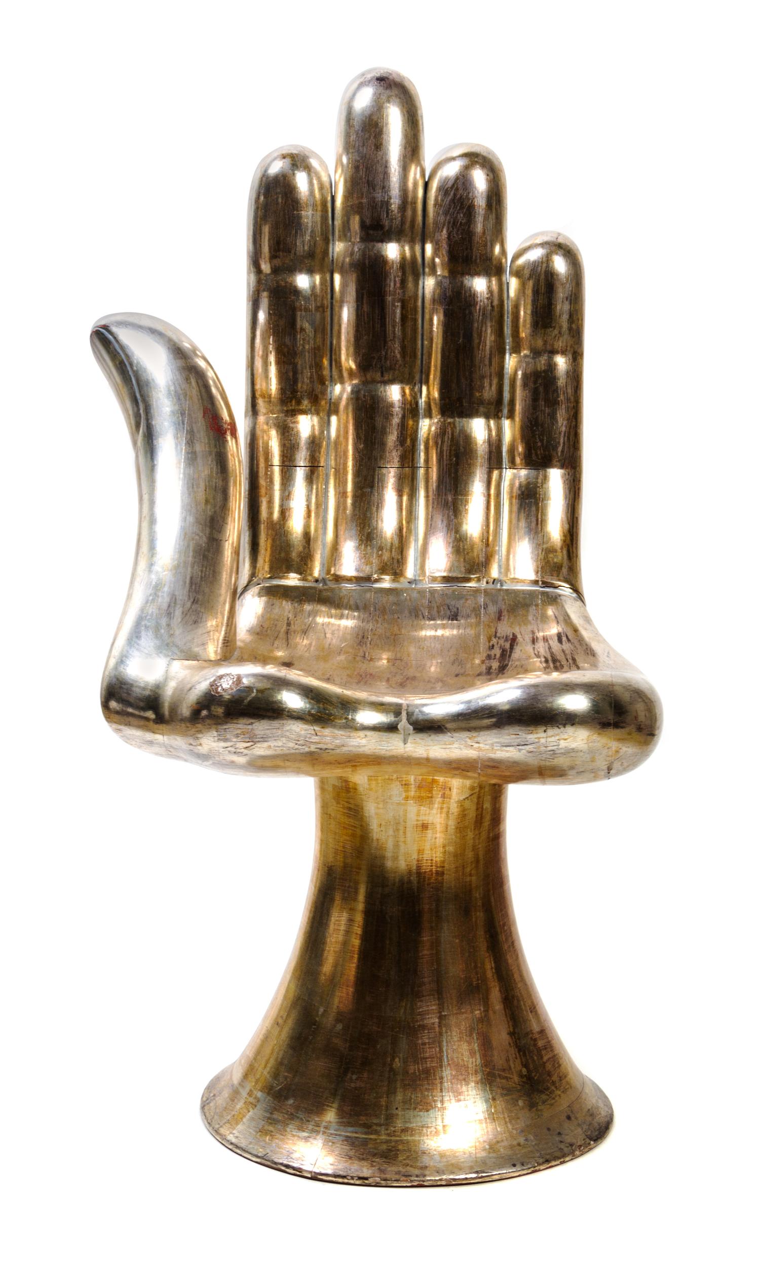 Pedro Friedeberg, (Mexican, b. 1936), Hand Chair with pedestal