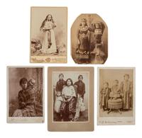 [NATIVE AMERICANS]. 16 photographs of Native Americans, incl. Nez Perce and Inuit subjects.