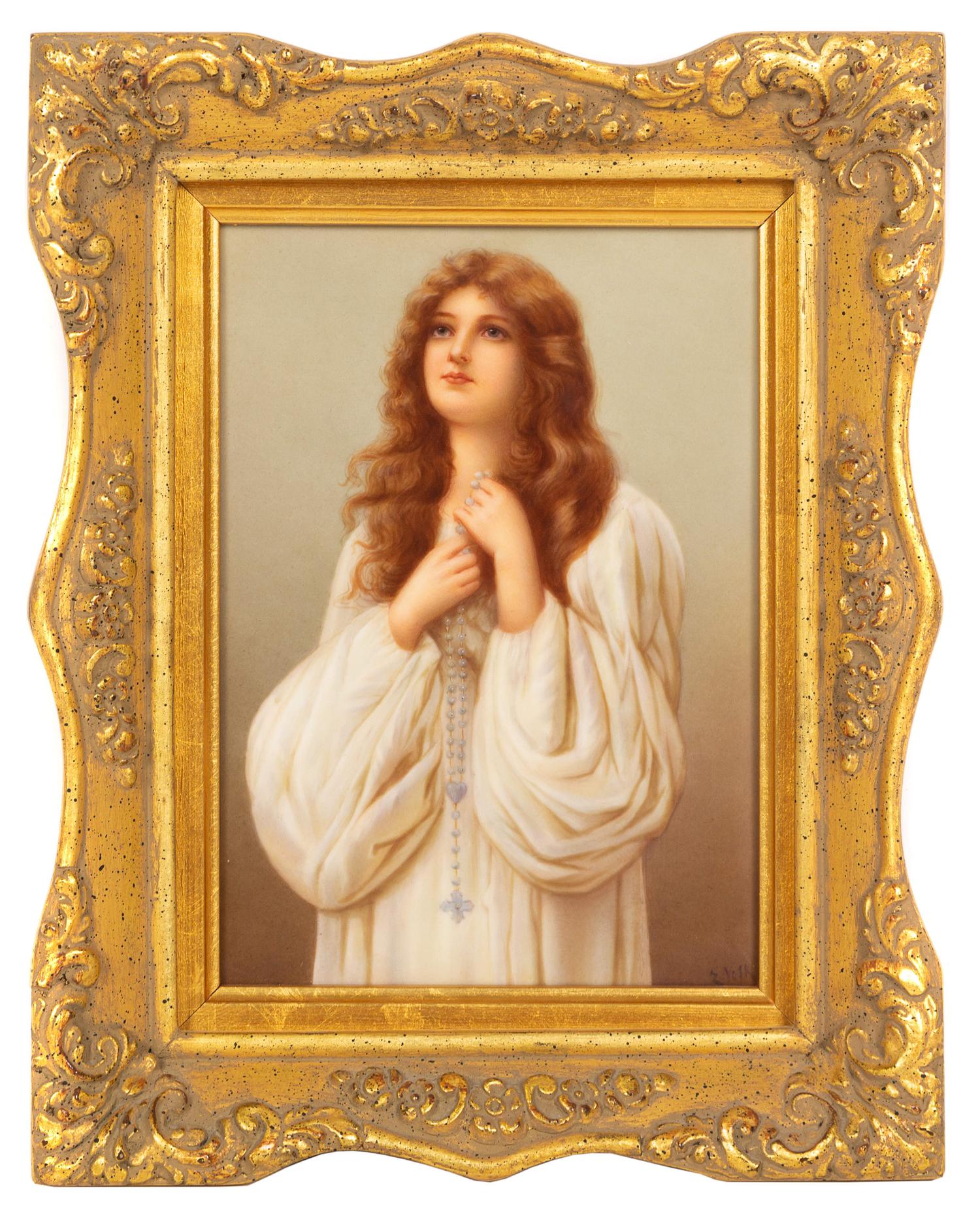 A German Porcelain Plaque