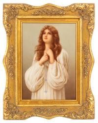 A German Porcelain Plaque
