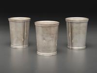 Three Silver Julep Cups
