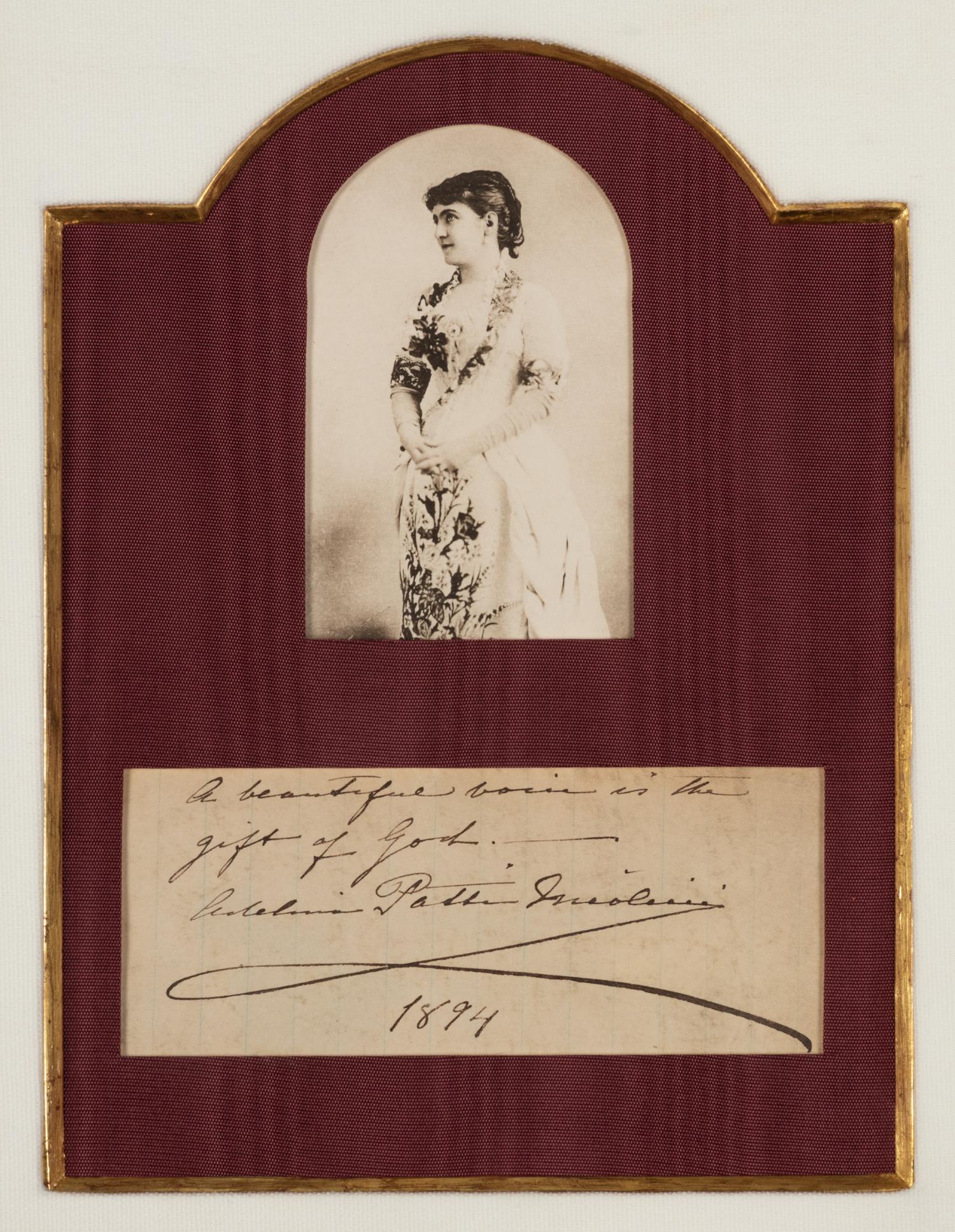 [19TH AND 20TH-CENTURY OPERA SINGERS]. A group of 7 photographs of opera singers from the 1890s-1900s, most signed, comprising images of: