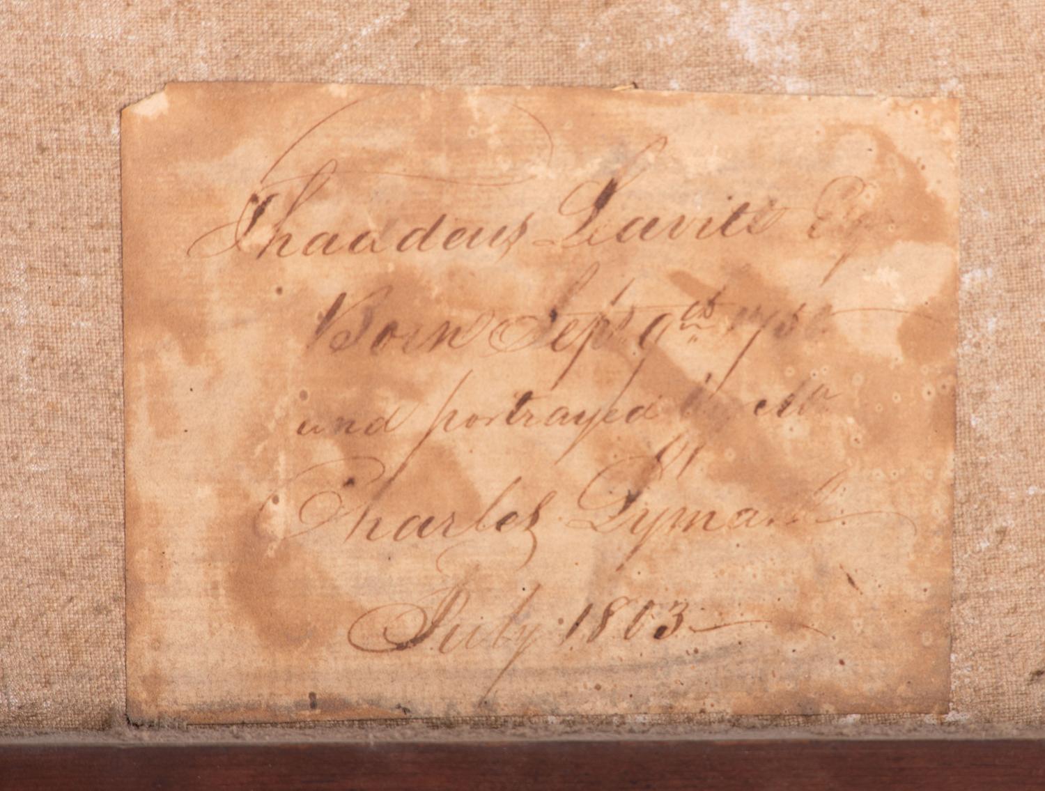 Charles Lyman (American, 1775-1818)
