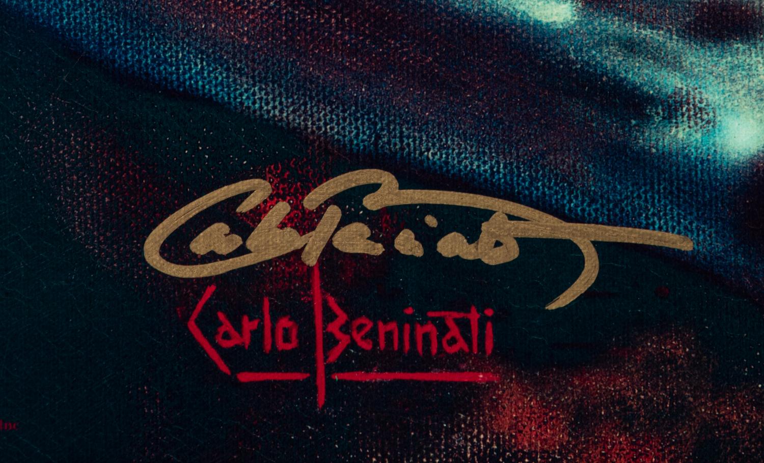 A Michael Jordan Signed Autograph Carlo Beninati "Next Point" Giclee (Upper Deck Authenticated),