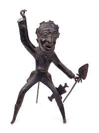 A Benin Style Bronze Figure