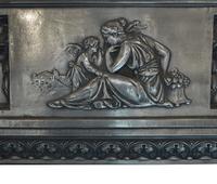 A Cast Iron Fireplace Mantel 60.5" W x 9.25" D x 54.75"H — England, Circa 1880
