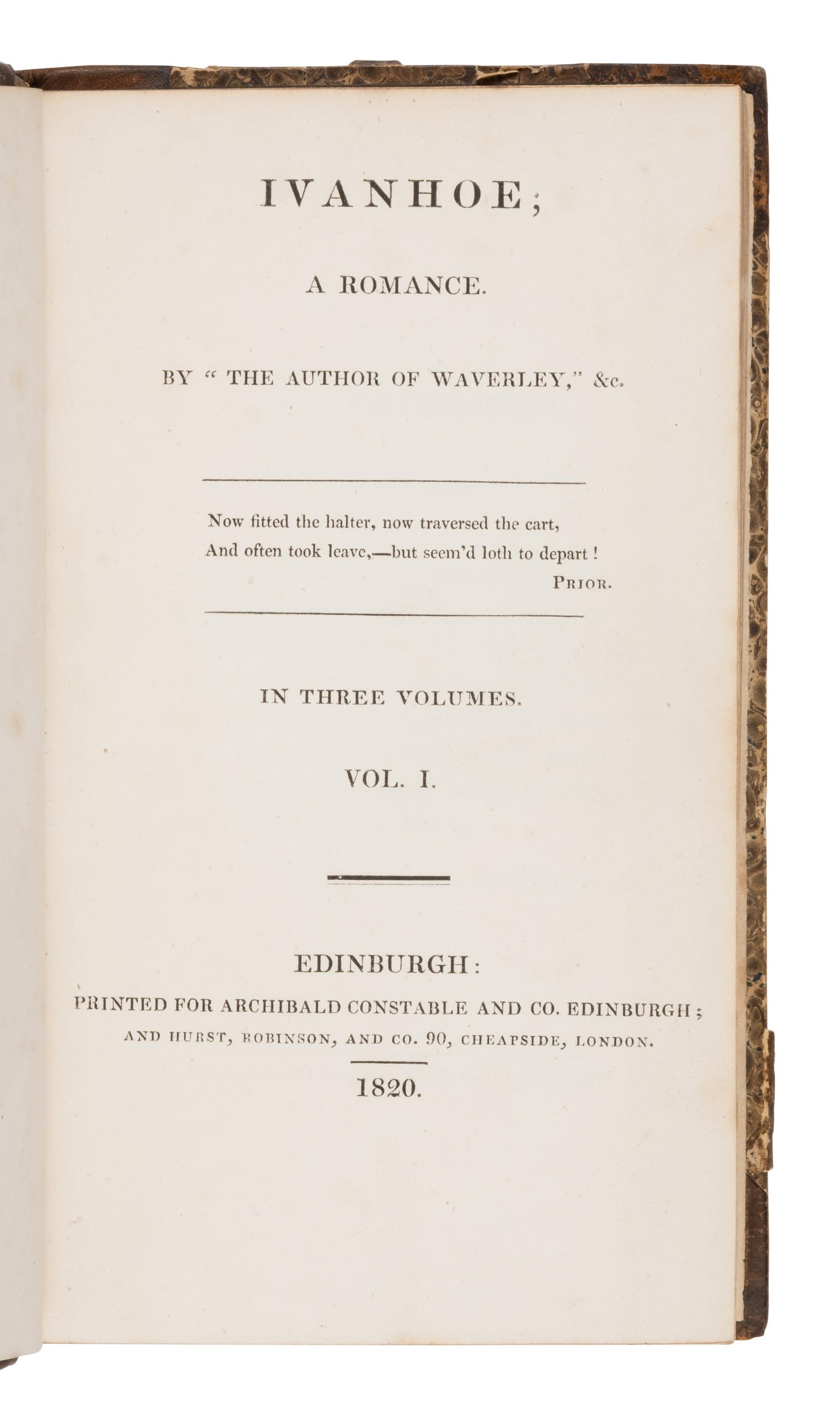 [Literature] Scott, Sir Walter. Ivanhoe