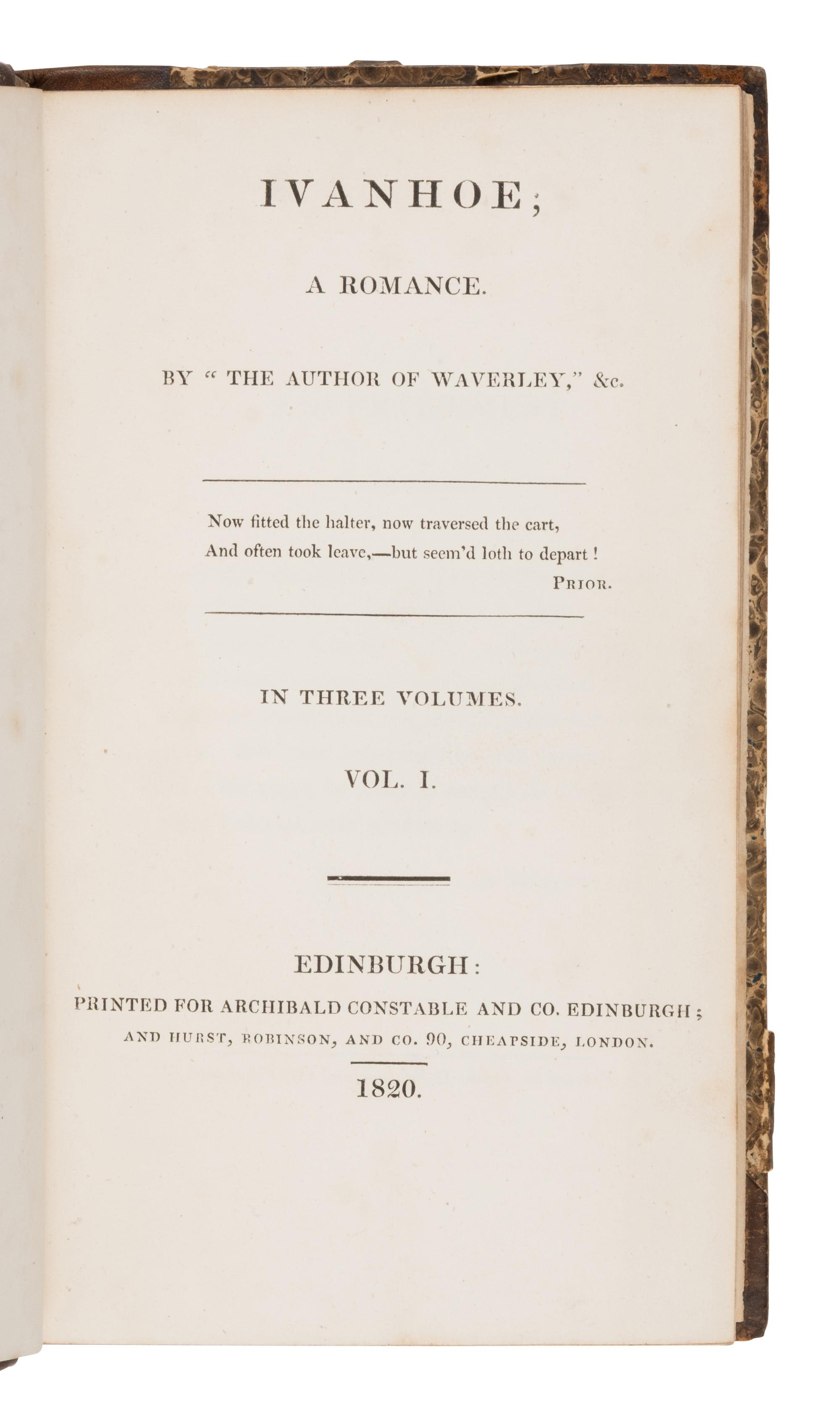 [Literature] Scott, Sir Walter. Ivanhoe