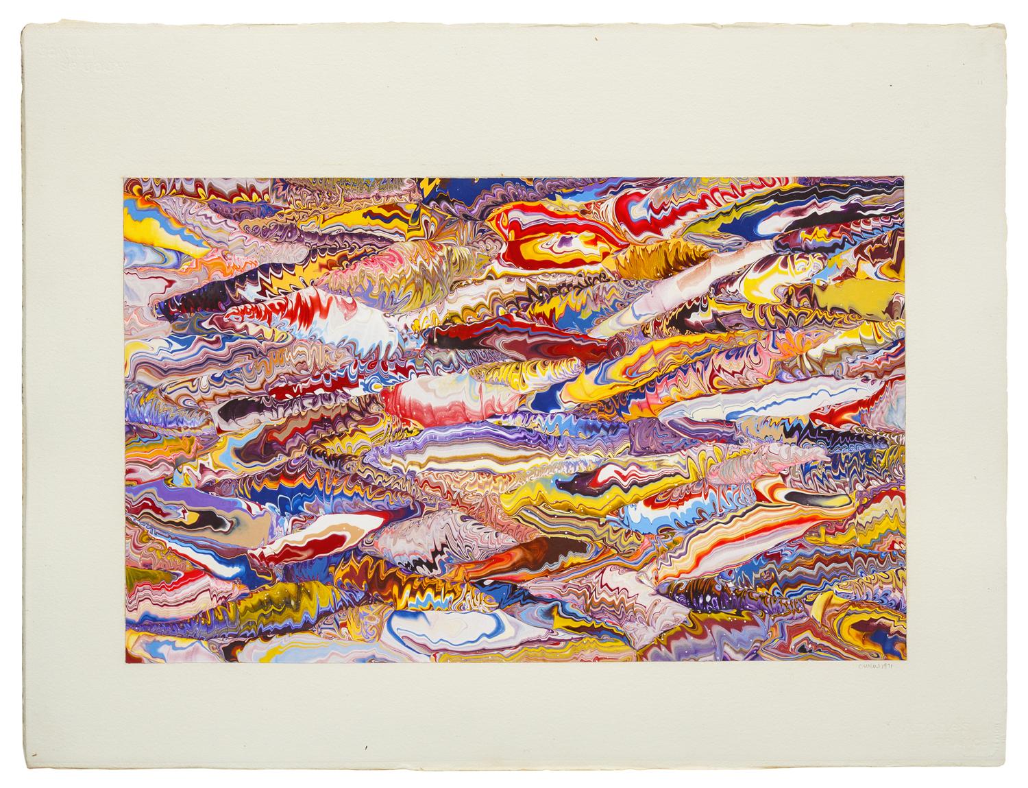 Untitled (Marbled Abstract)