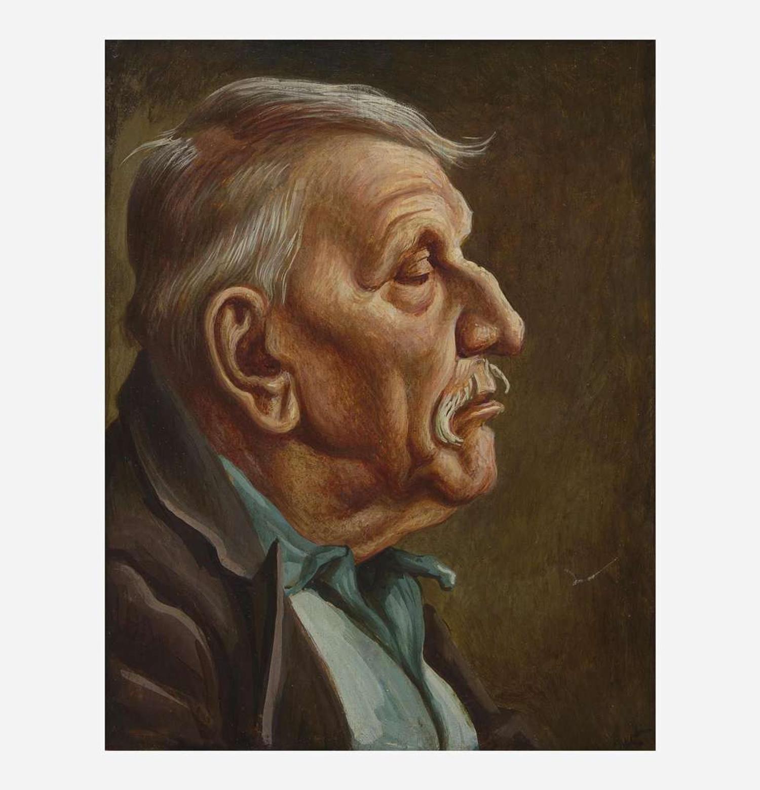 Thomas Hart Benton (American, 1889-1975) Portrait of the Old Guy