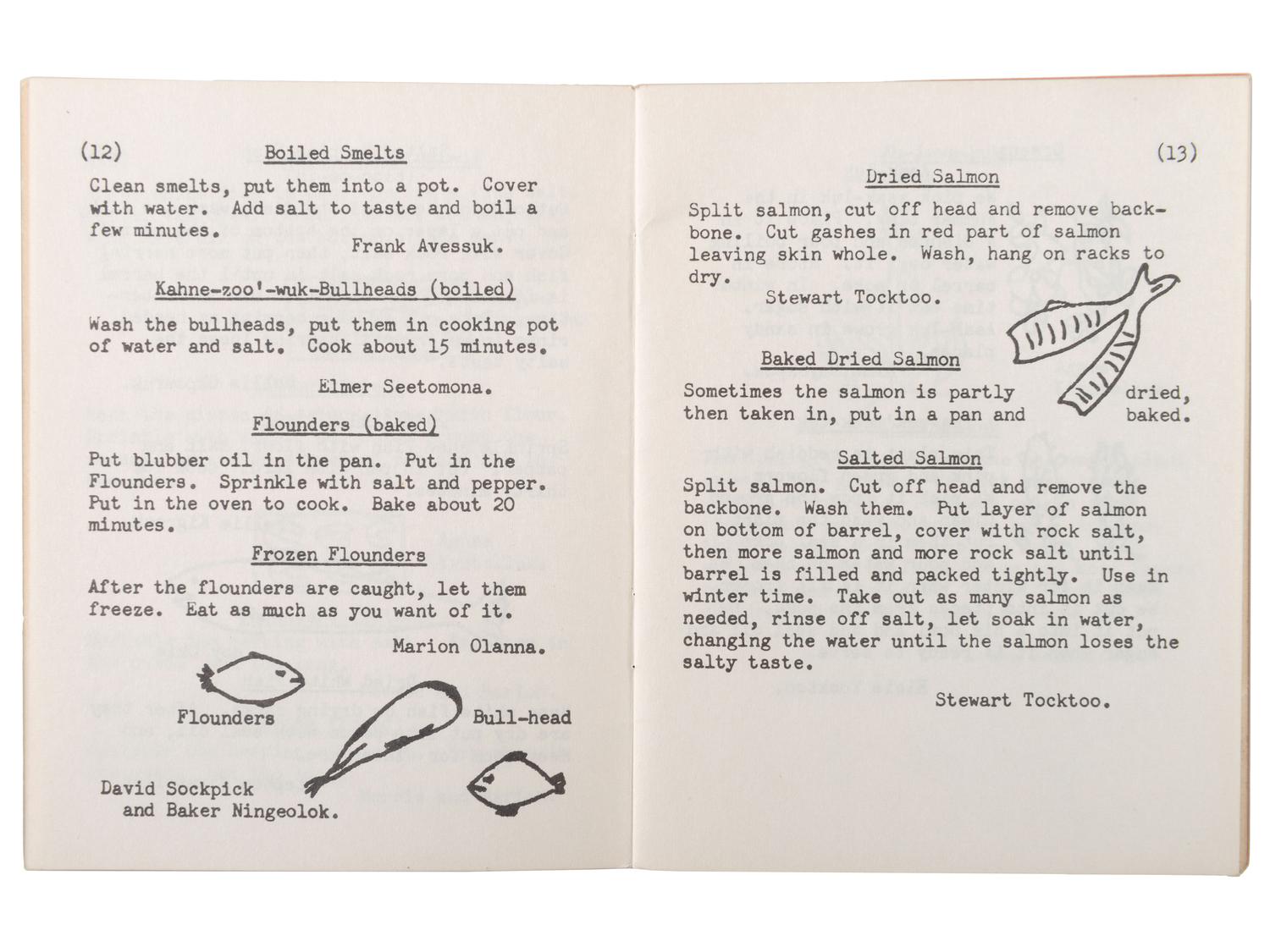 ESKIMO Cookbook, Prepared by Students of Shishmaref Day School, Shishmaref, Alaska. Anchorage, AK: Published by Alaska Crippled Children’s Association, 1952.