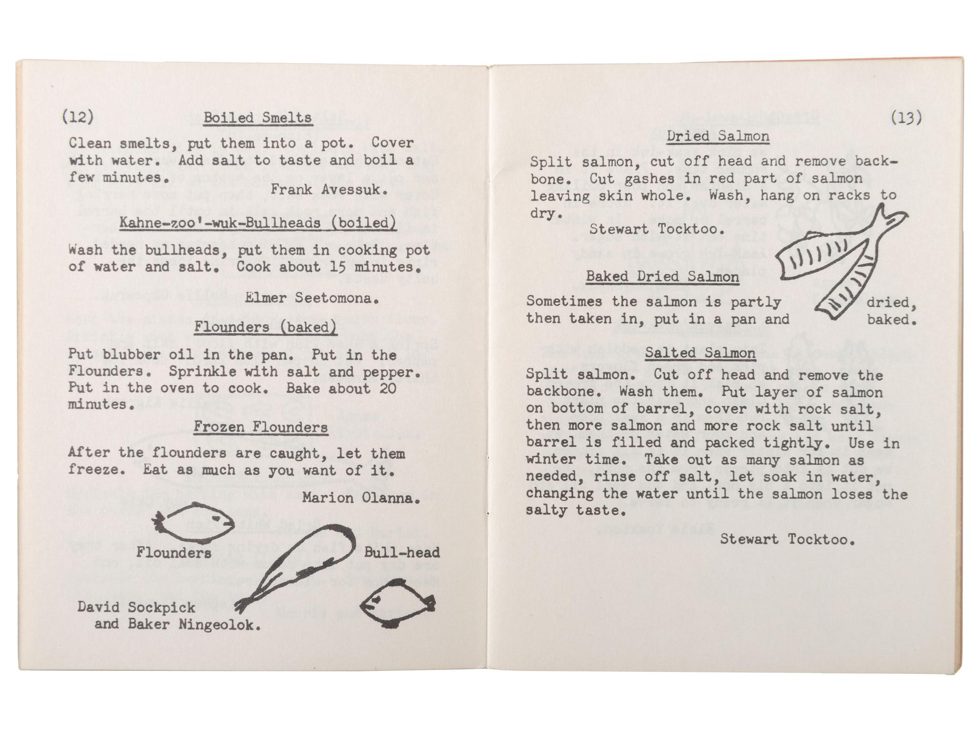 ESKIMO Cookbook, Prepared by Students of Shishmaref Day School, Shishmaref, Alaska. Anchorage, AK: Published by Alaska Crippled Children’s Association, 1952.