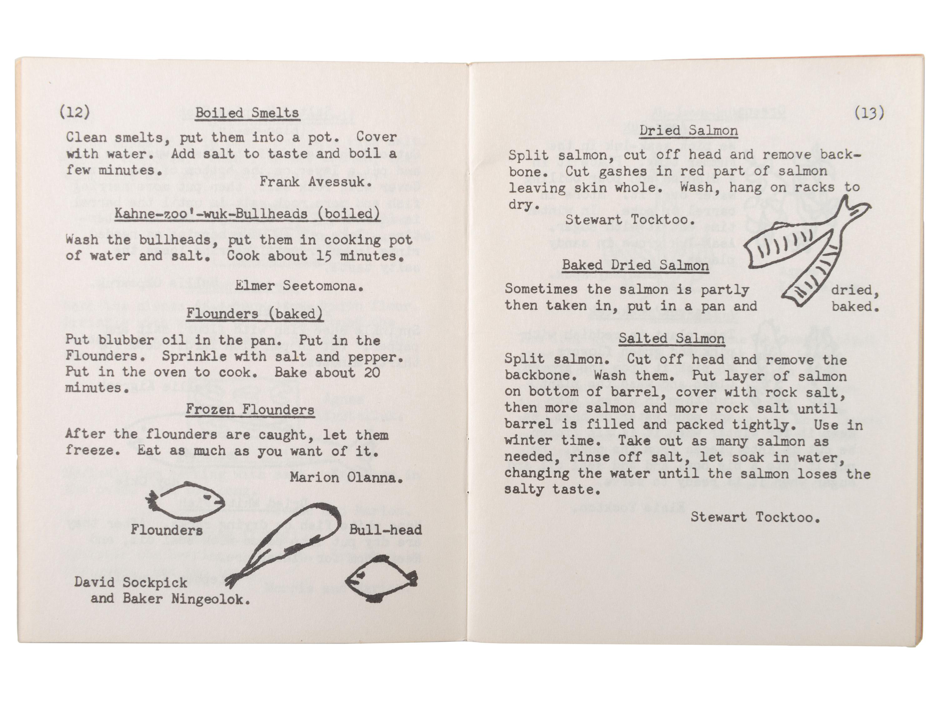 ESKIMO Cookbook, Prepared by Students of Shishmaref Day School, Shishmaref, Alaska. Anchorage, AK: Published by Alaska Crippled Children’s Association, 1952.