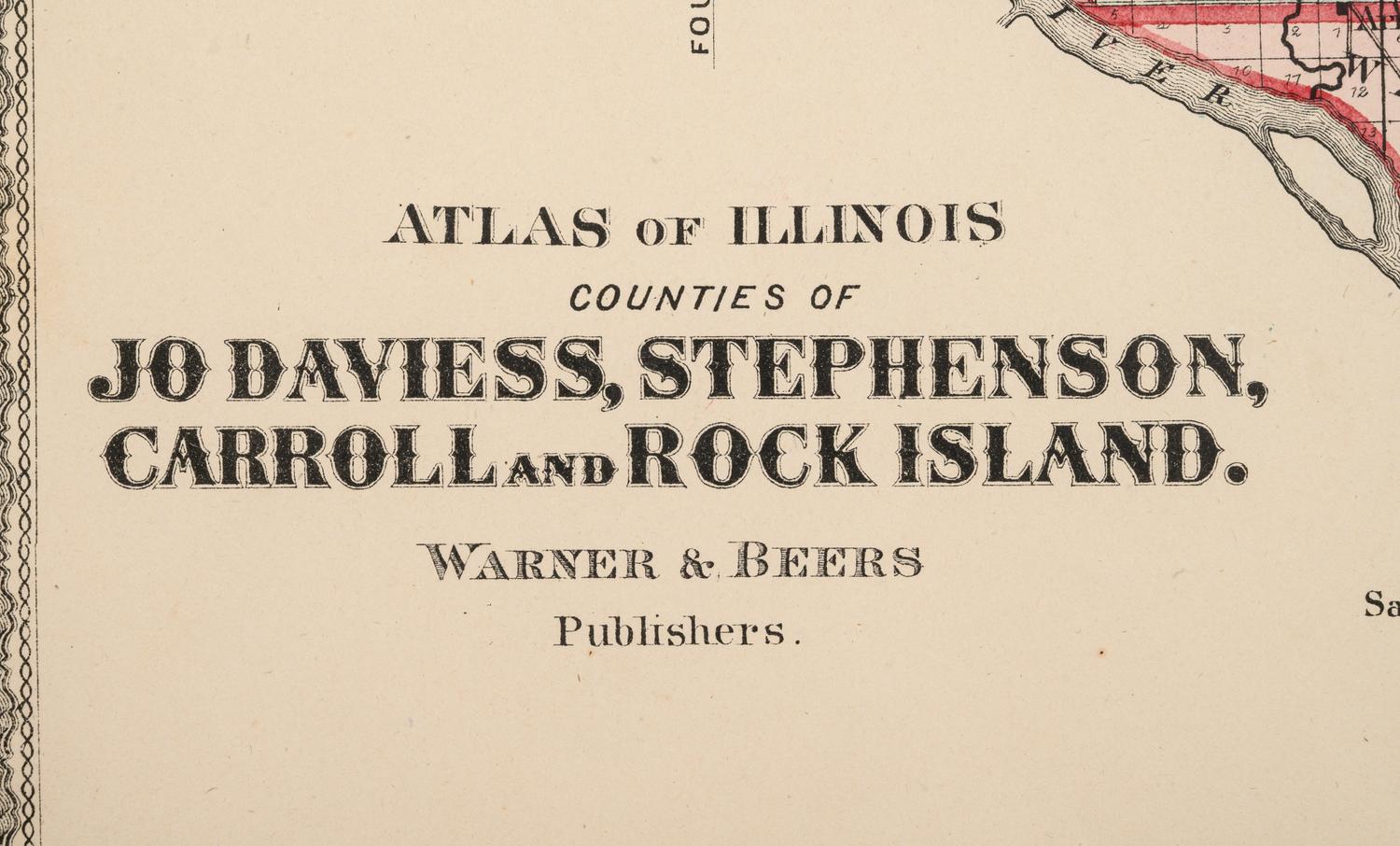 A group of 14 19th and 20th century maps, comprising: