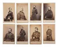 [CIVIL WAR - ARMY OF THE POTOMAC]. A group of 14 CDVs of Union generals, including Berry, Meagher, McClellan, and Stoneman.