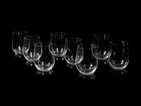 A Set of Eight Riedel Stemless Wine Glasses