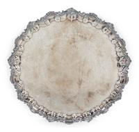 An English Silver-Plate Tray