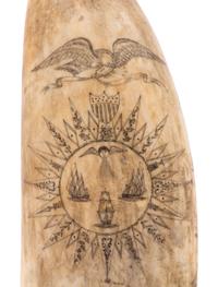 A Scrimshaw Whale Tooth