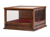 A Wooden Frame Sun Manufacturing Countertop Display Case
