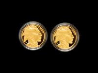 Two 2006-W American Buffalo $50 1 oz. Gold Proof Coins