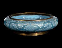 Three Japanese Cloisonne Enamel Articles