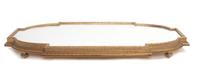 A Continental Gilt Bronze and Cut Glass Centerpiece Length 18 inches. — 20TH CENTURY