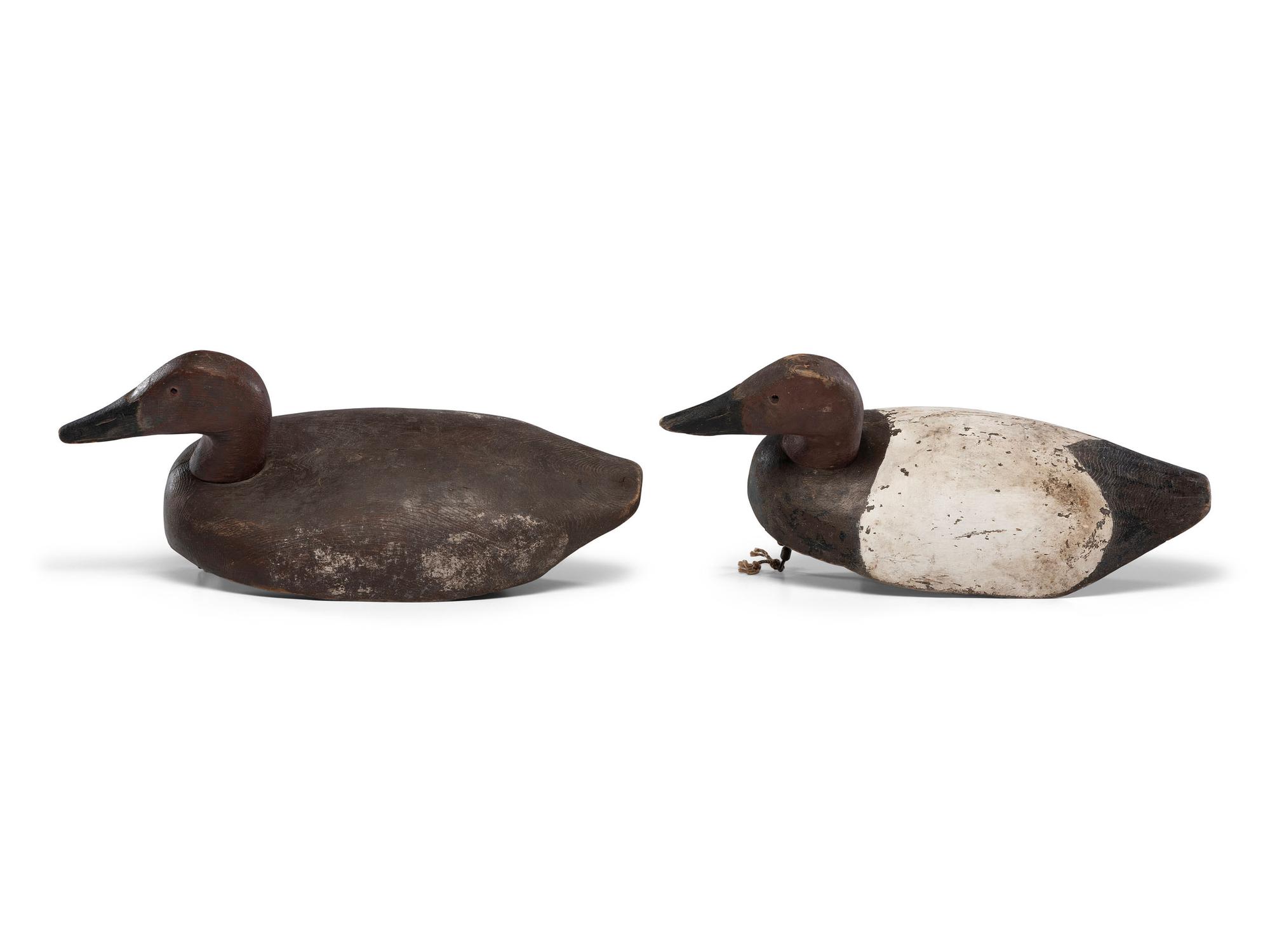 Four Carved and Painted Wood Duck Decoys