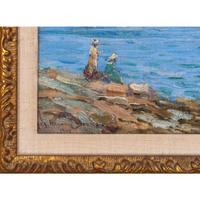 Harbor Scene (Possibly Somes Sound, Near Mt. Desert, Maine)