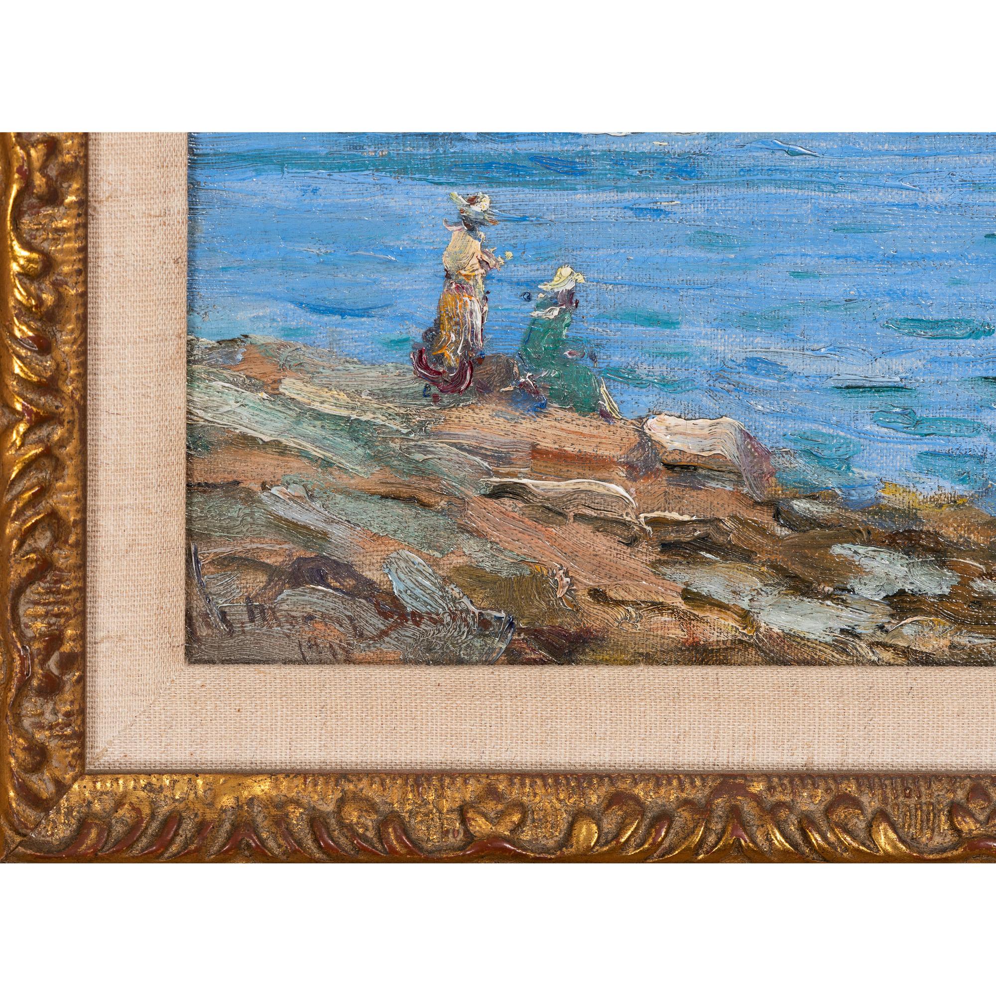 Harbor Scene (Possibly Somes Sound, Near Mt. Desert, Maine)