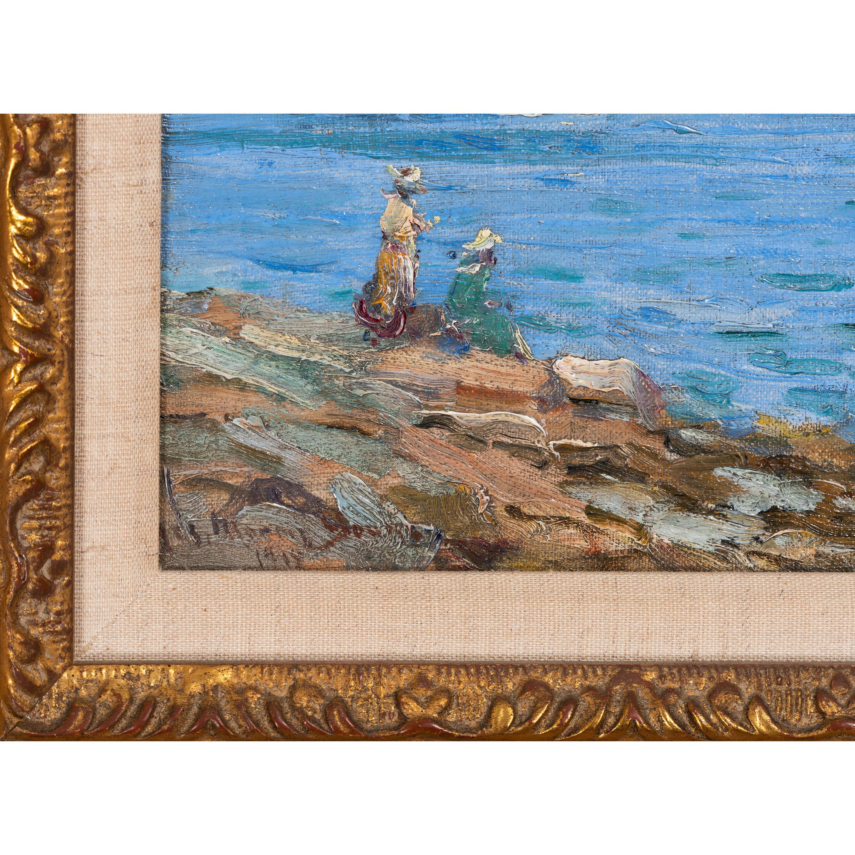 Harbor Scene (Possibly Somes Sound, Near Mt. Desert, Maine)