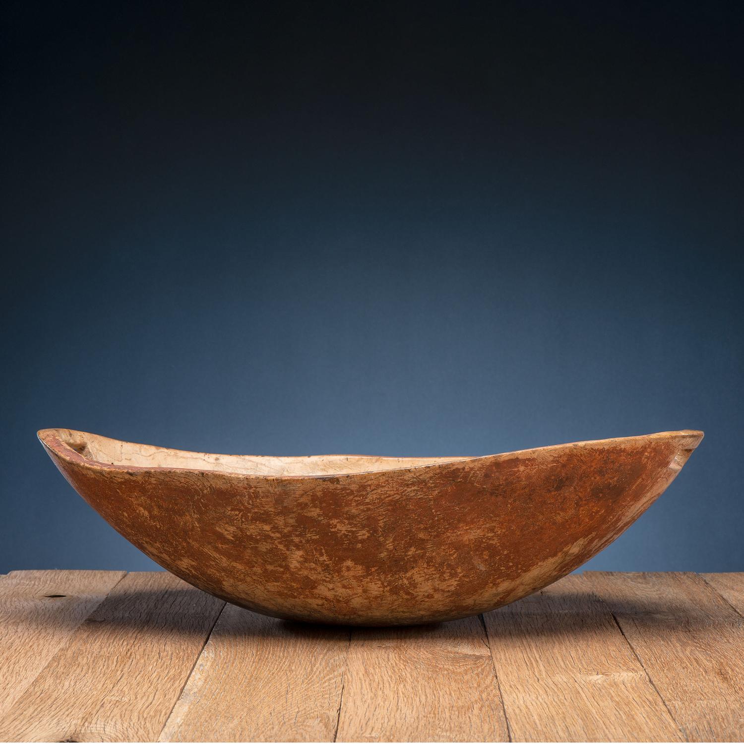 Eastern Woodlands Elm Burl Feast Bowl