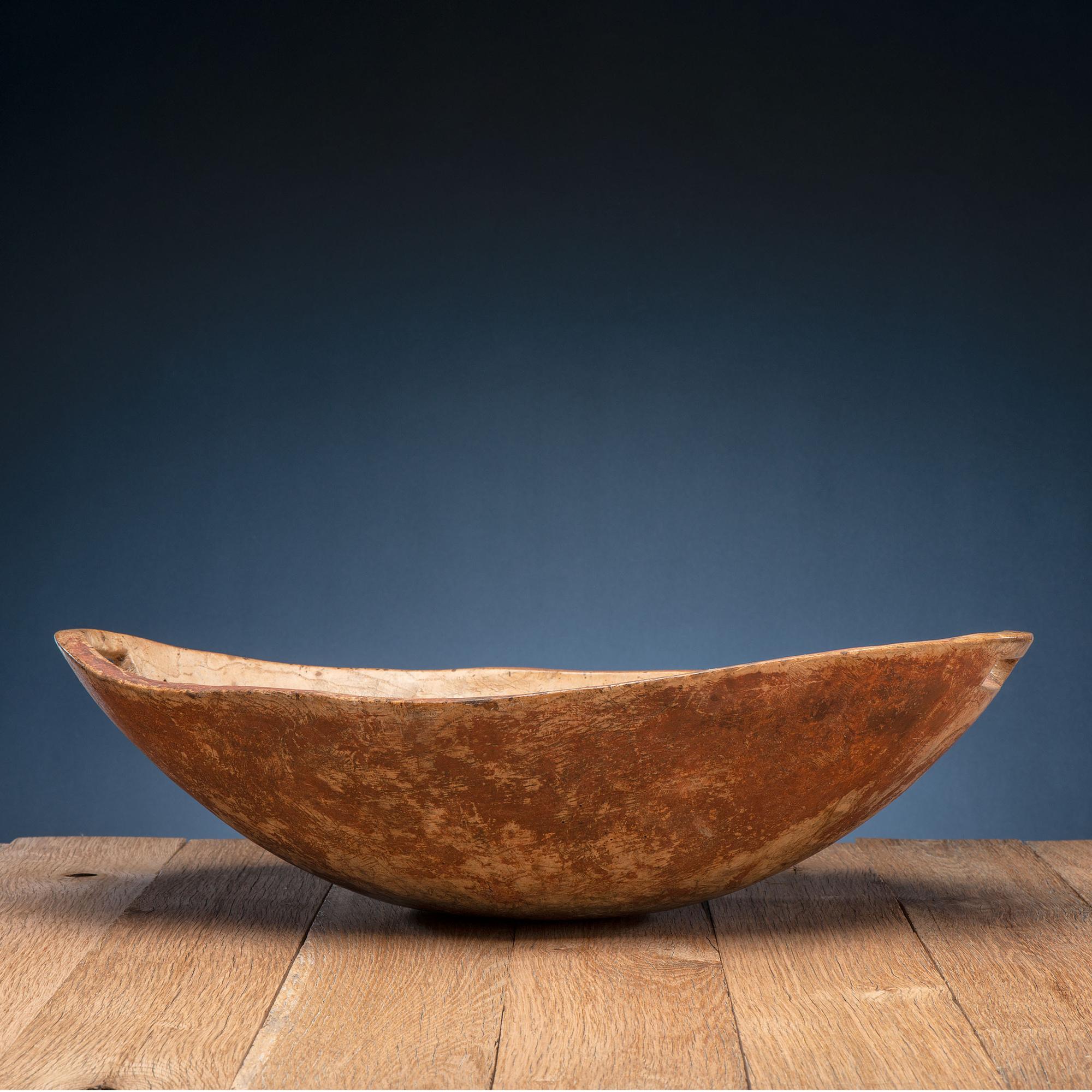 Eastern Woodlands Elm Burl Feast Bowl