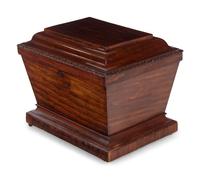 A George IV Carved Mahogany Cellarette