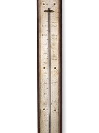 An RegencyMahogany Stick Barometer