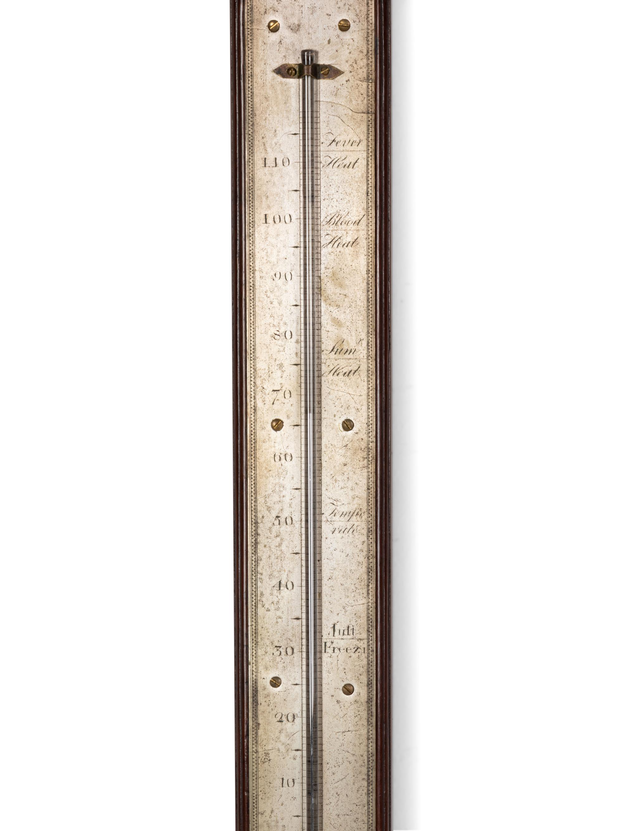 An RegencyMahogany Stick Barometer