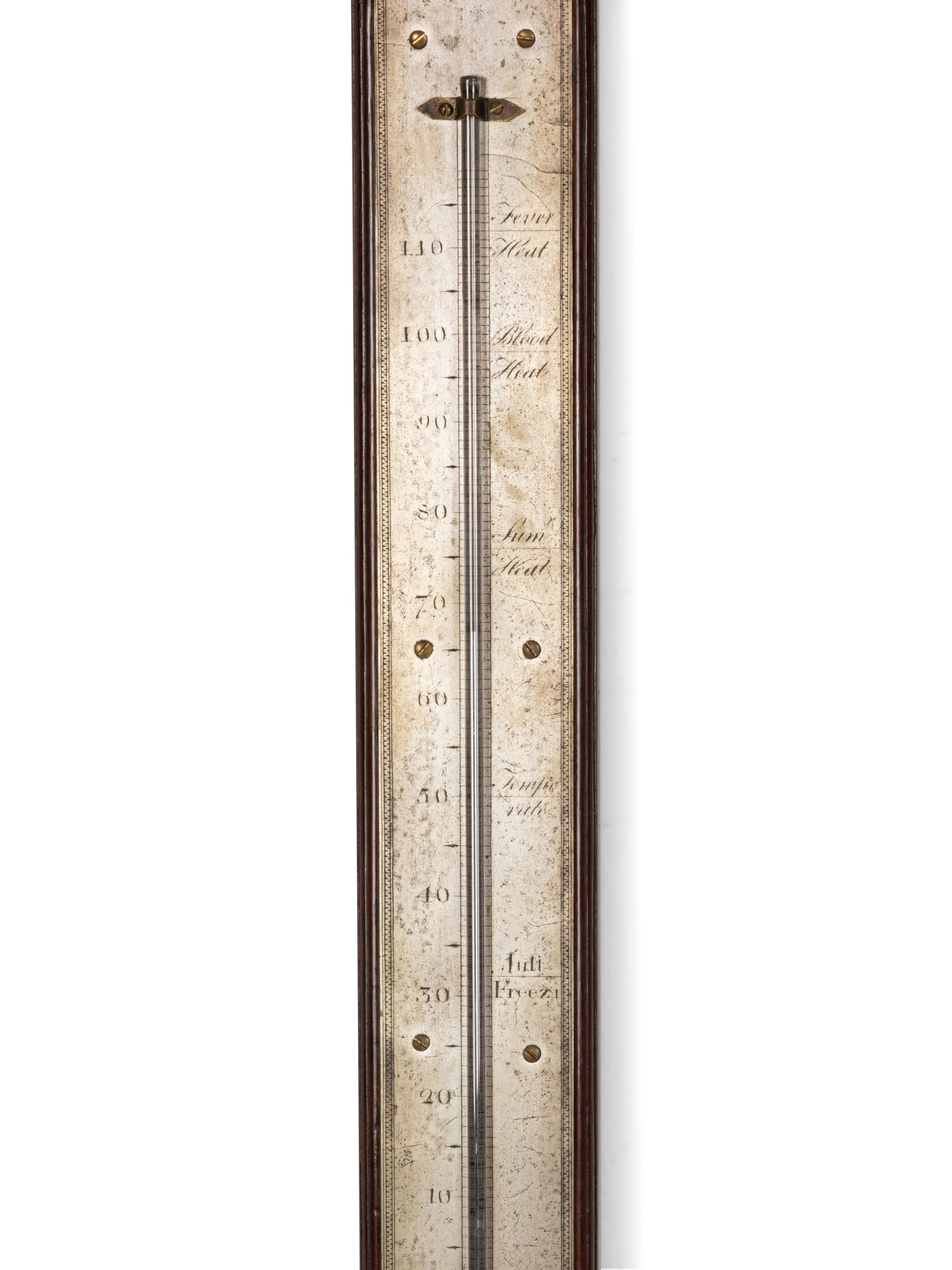 An RegencyMahogany Stick Barometer